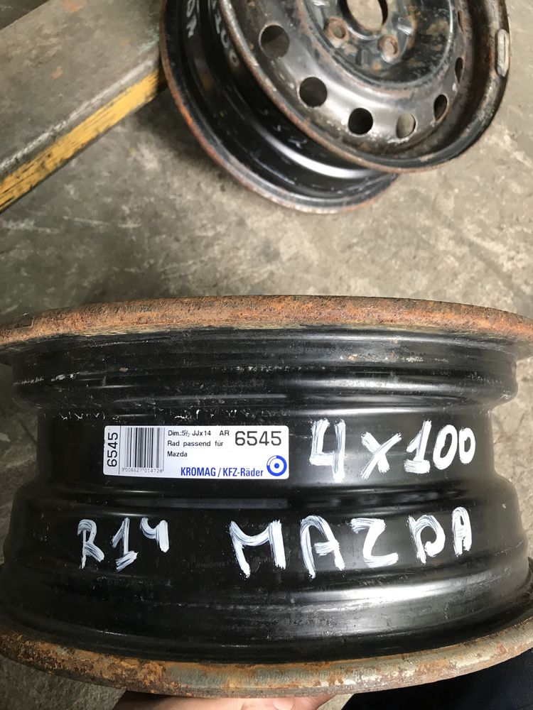 Диски диск R14 4x100 et 45 mazda