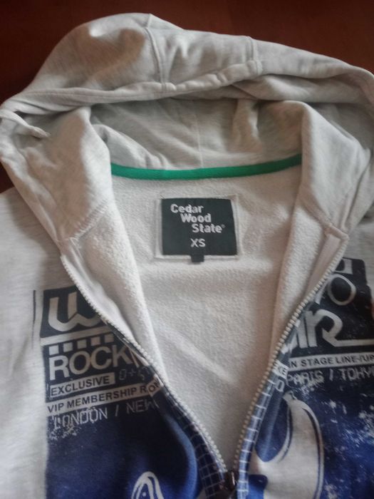 Casaco tipo sweat, de rapaz, XS- Cedar Wood State.
