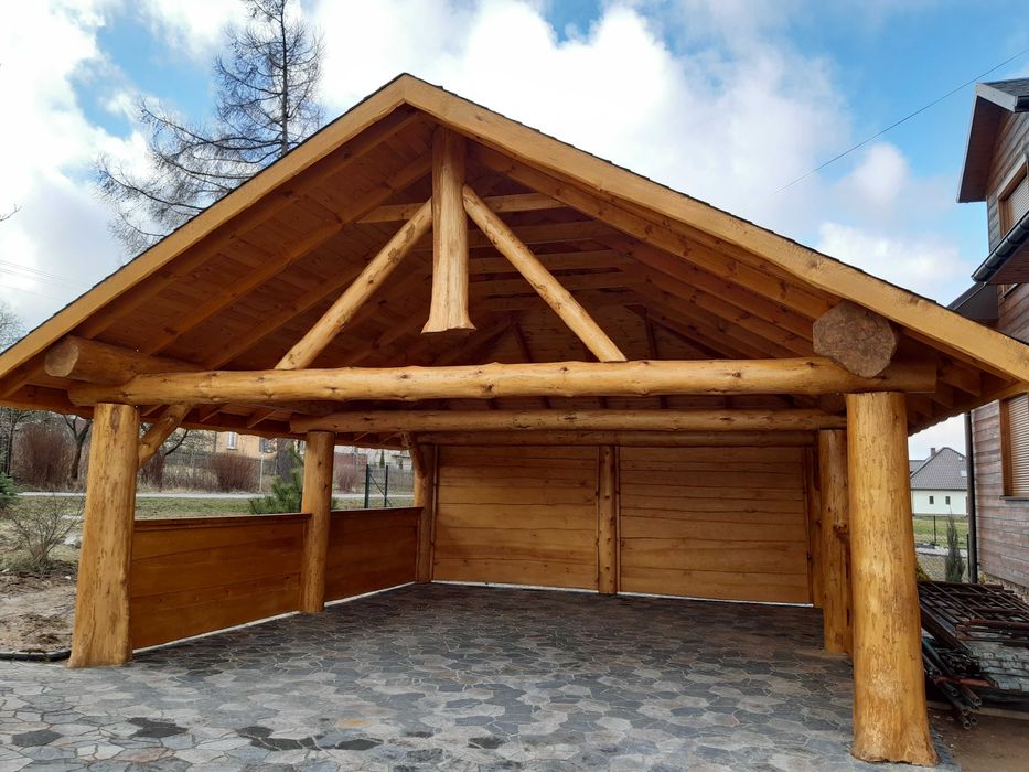 Wiata garażowa altana