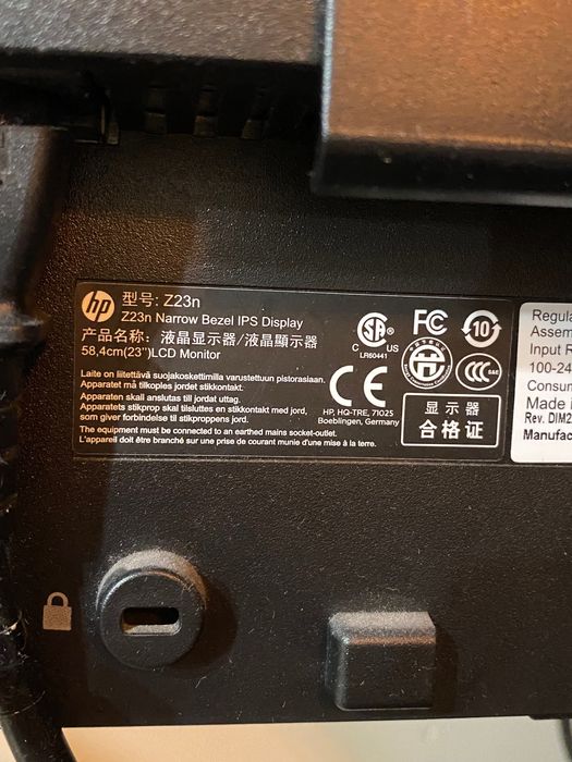 Monitor  HP Z23n
