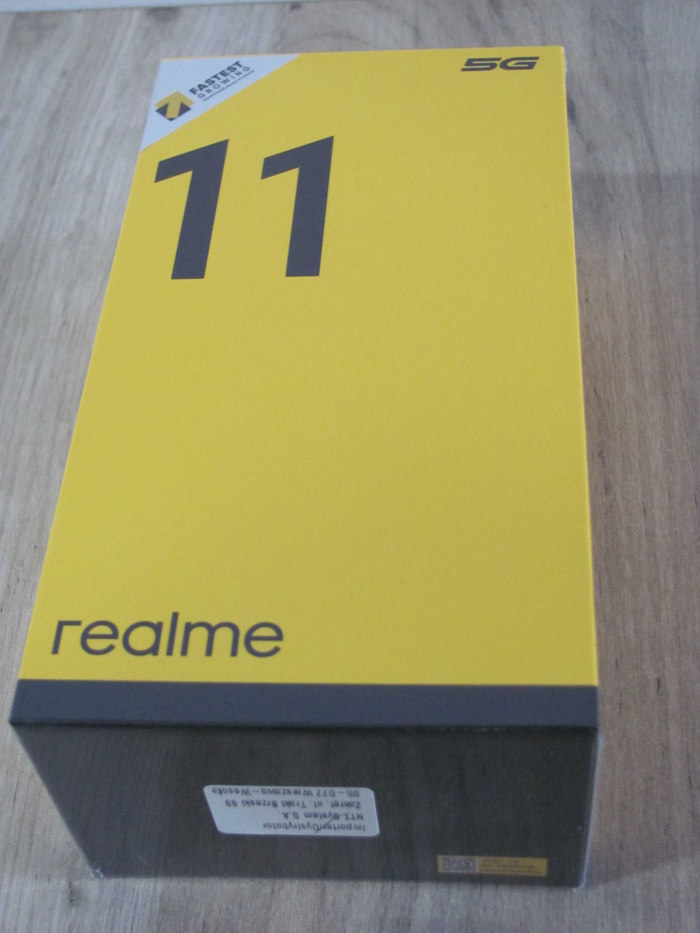 Nowy Smartfon REALME 11 8/256GB 5G 6.72" 120Hz Złoty