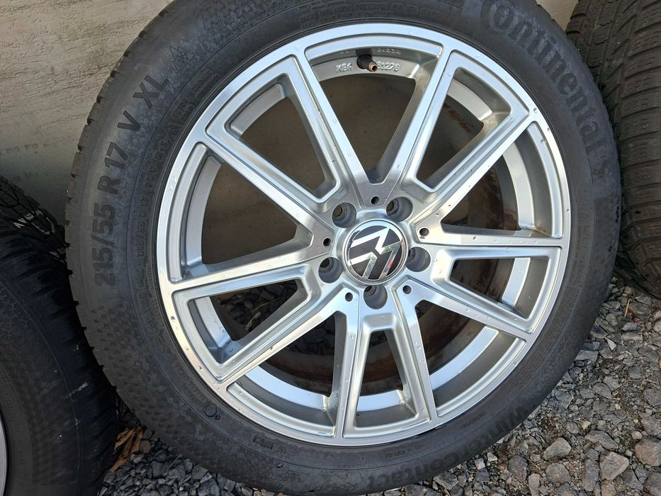 [K53] KOŁA ZIMOWE,ALUFELGI 17'' 5x112 VW Passat B8,T-Roc,Karoq,Skoda.