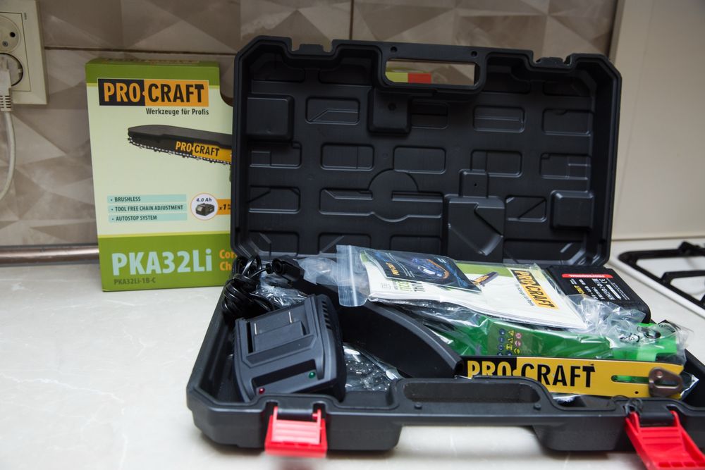 Акумуляторна пилка ланцюгова PROCRAFT PKA32Li