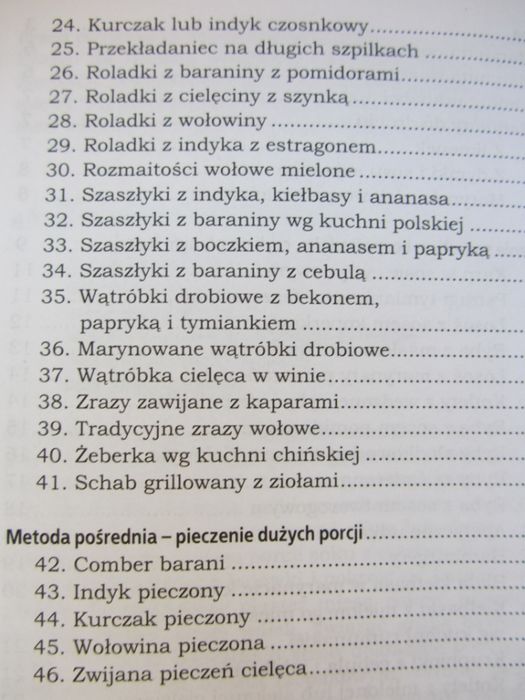 "Przysmaki z rożna i rusztu GRILL" + "Wyłącznie sprawdzone przepisy"