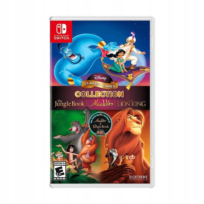 kolekcja gier disney classic - aladyn, król lew, księga dżungli