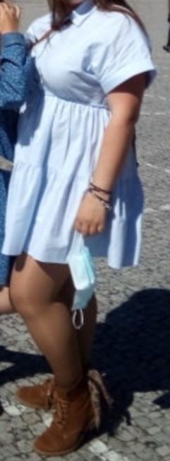 Vestido curto de