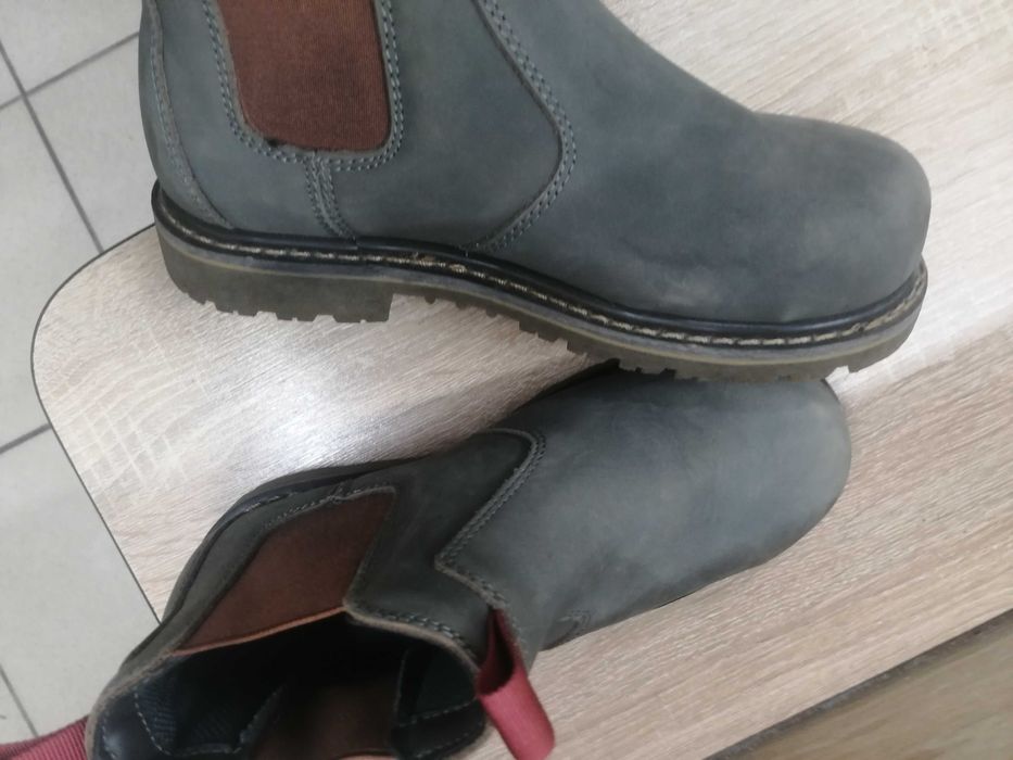 Женские кожаные  ботинки . осень-весна