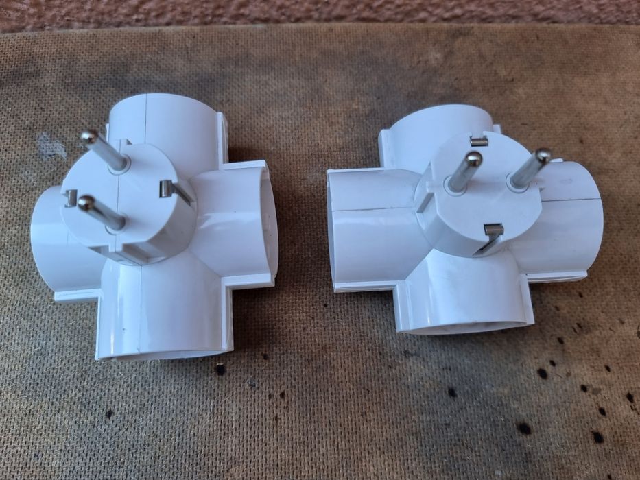 Fichas quadruplas Schuko