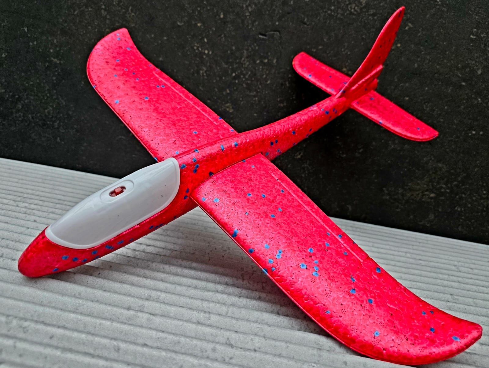 Nowy duży samolot styropianowy Szybowiec czerwony - zabawki