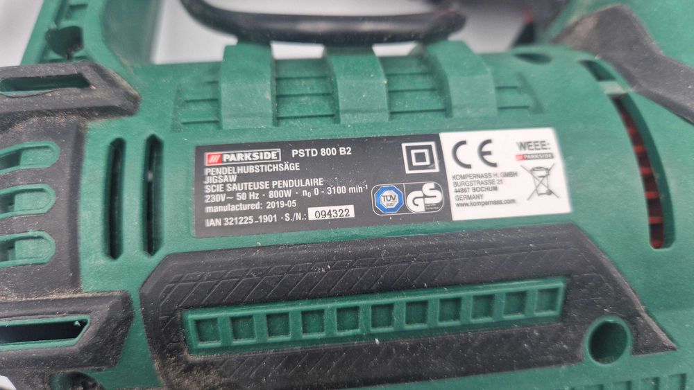 wyrzynarka parkside PSTD 800 B2 + opakowanie