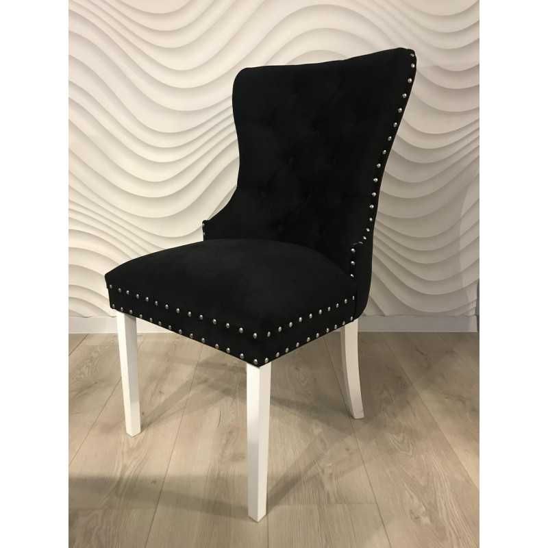 Krzesło pikowane krzesło glamour krzesło tapicerowane
