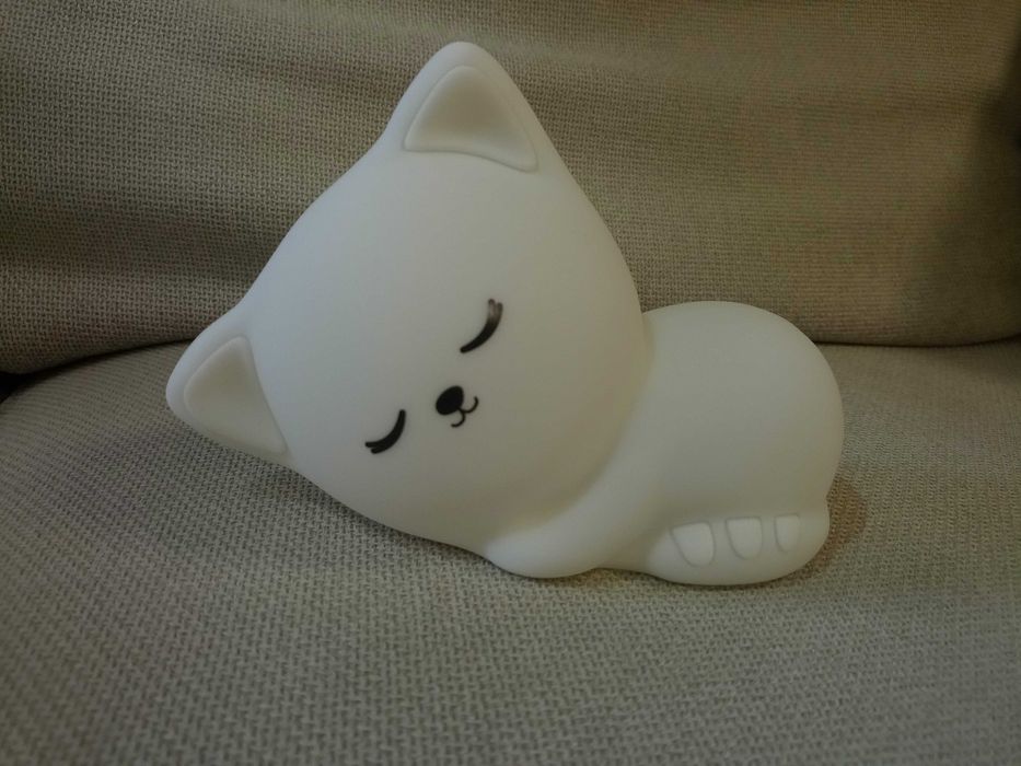 Luz De Presença Gato Silicone (Sensível ao Toque)