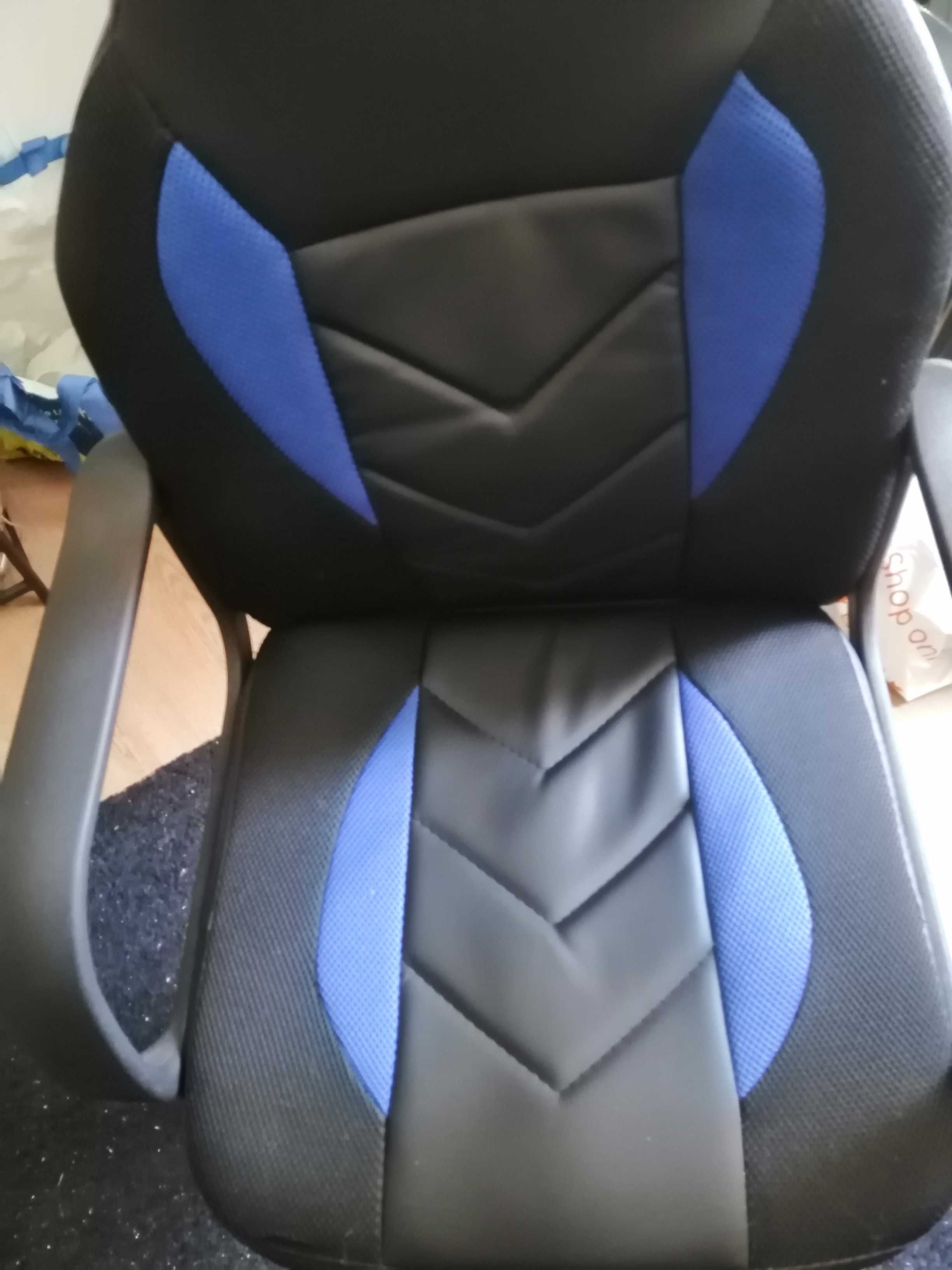 Cadeira Rally - Cor : Azul e Preto