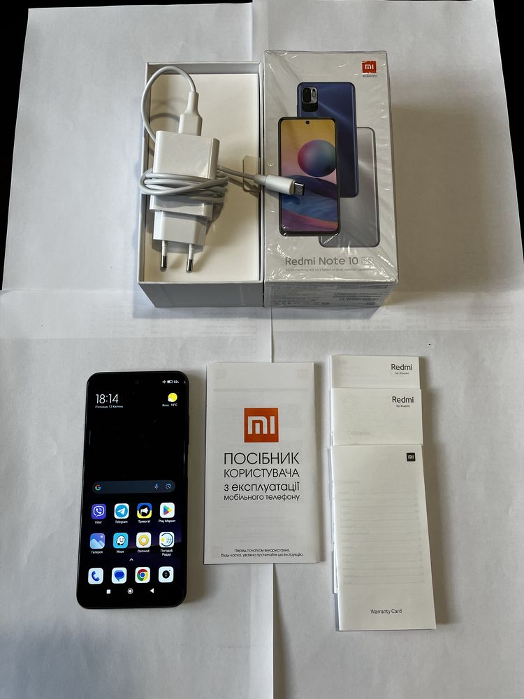 Xiaomi Redmi Note 10 5G 6/128GB Graphite Gray