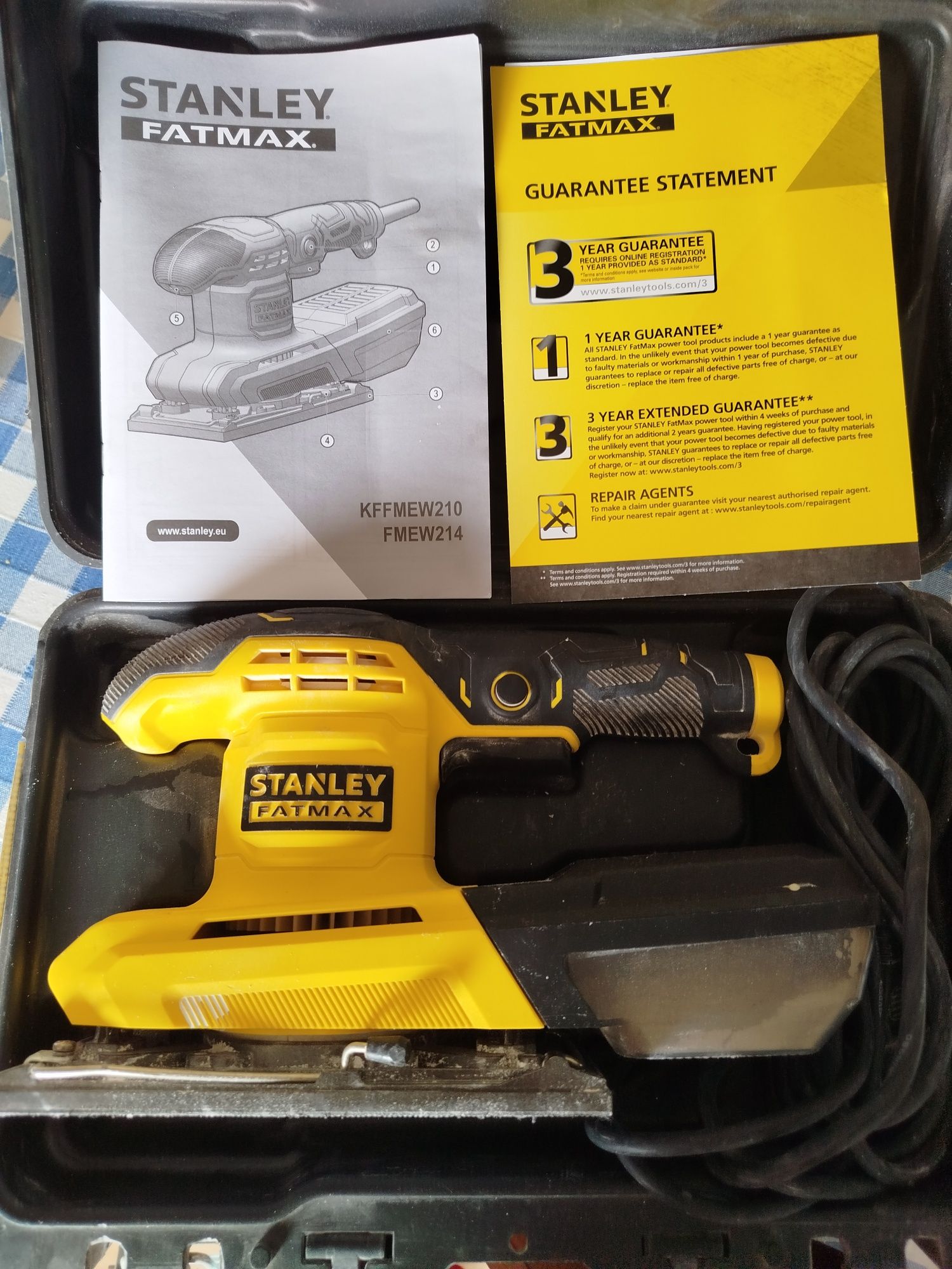 Lixadora Stanley Fatmax segunda mão