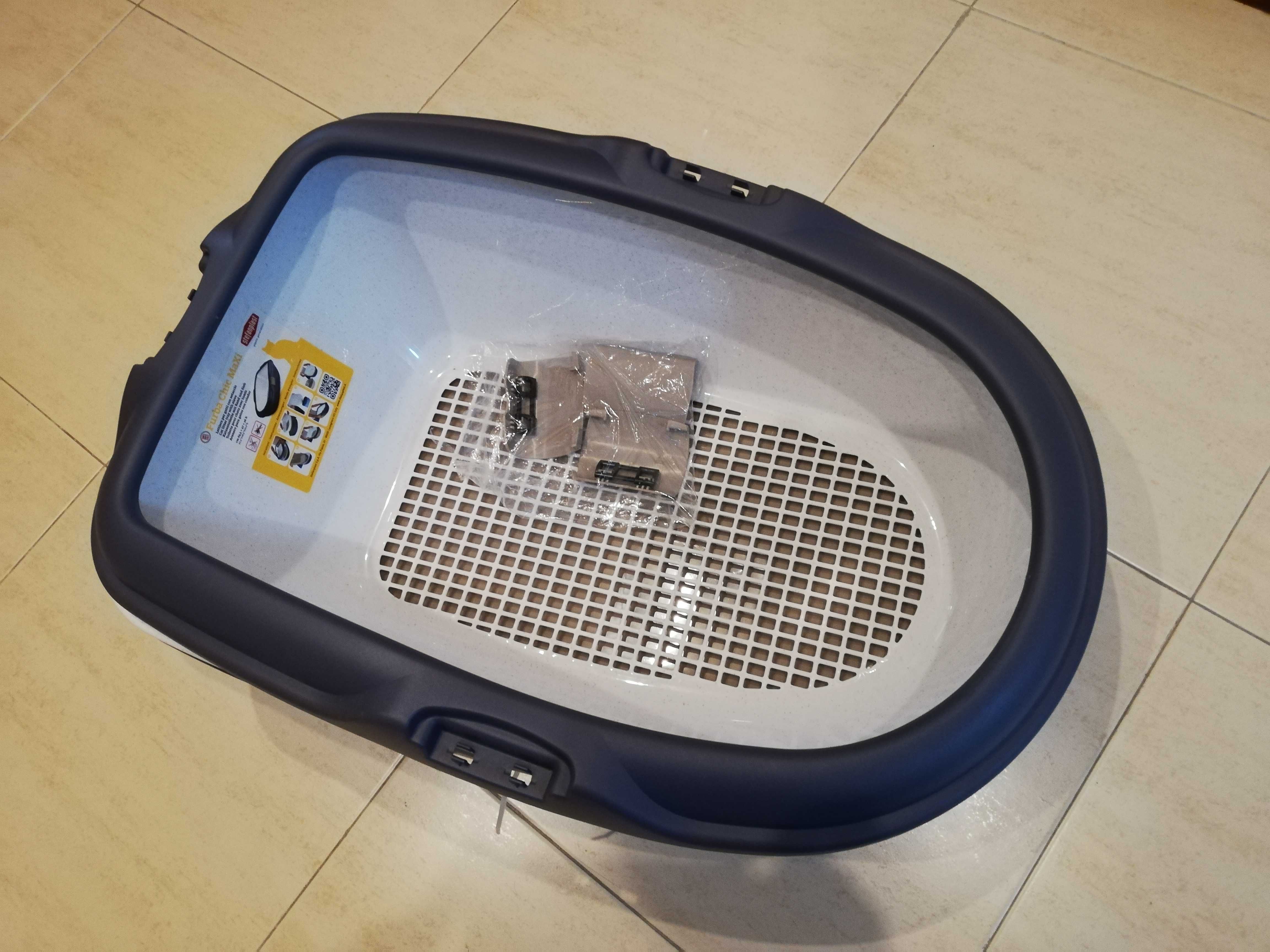 Caixa de areia de limpeza rápida para gatos