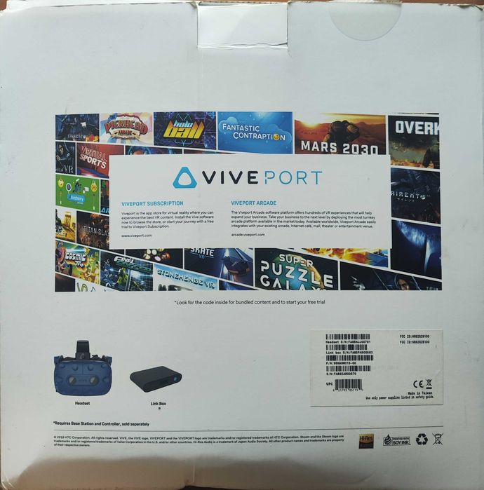 HTC VIVE Pro Starter kit + vive wireless adapter