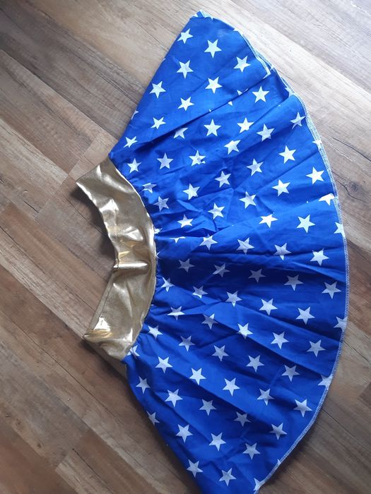 Przebranie Wonder Woman 152 spódnica Marvel niebieska bal