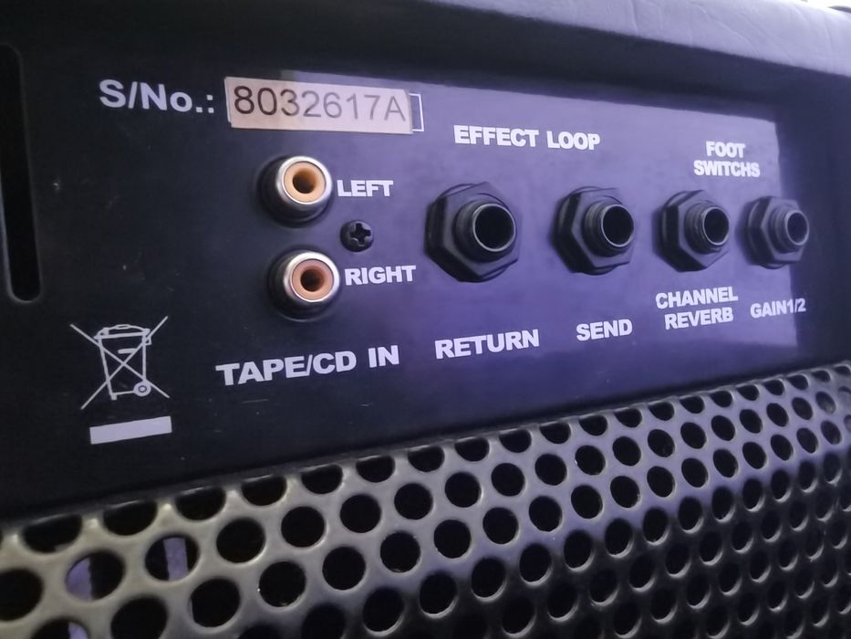 Raro Amplificador 120w alto ganho Randall Metalica  KH-120 Black