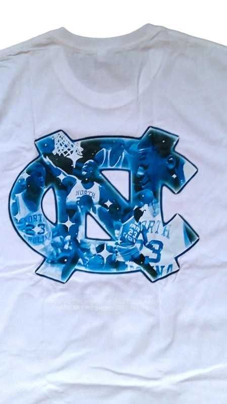 Koszulka Michael Jordan UNC vintage basketball retro tshirt bulls nba