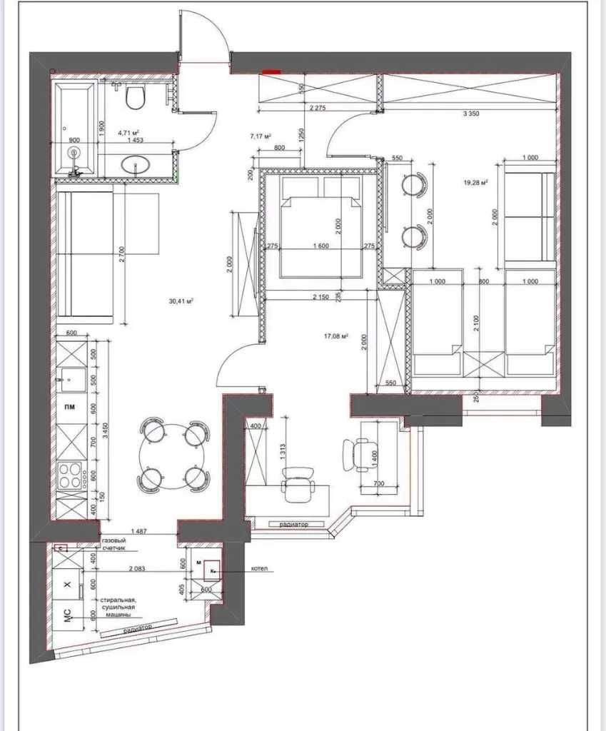 Продам 3-комнатную квартиру в ЖК Атлант, пр. Поля (низ)