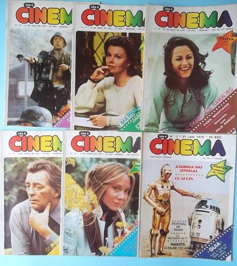 ISTO É CINEMA - 18 Revistas dos anos 70