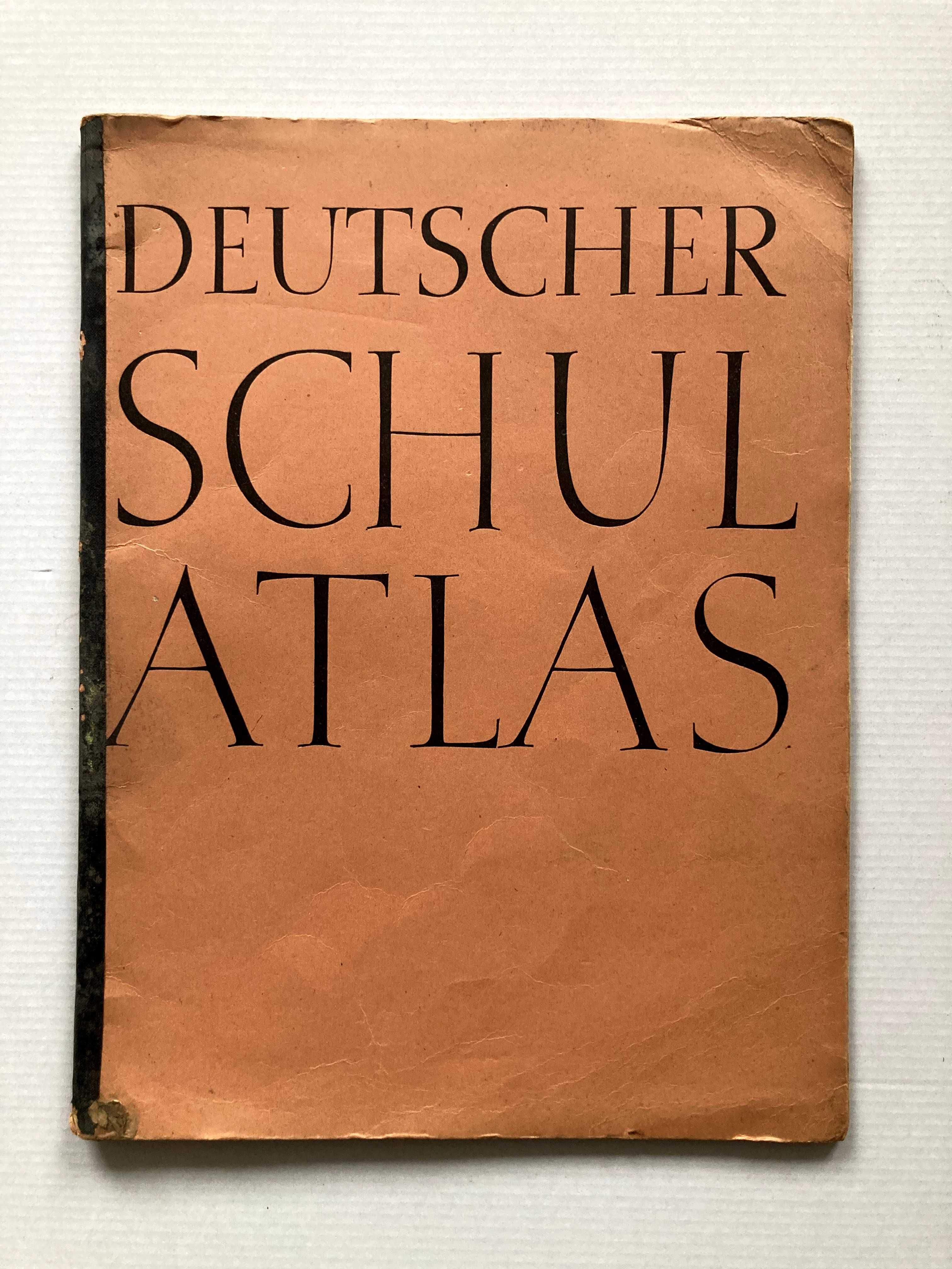 Deutscher Schul Atlas 1942 stary atlas niemiecki