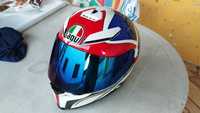 Capacete mota AGV K5 iridium blue