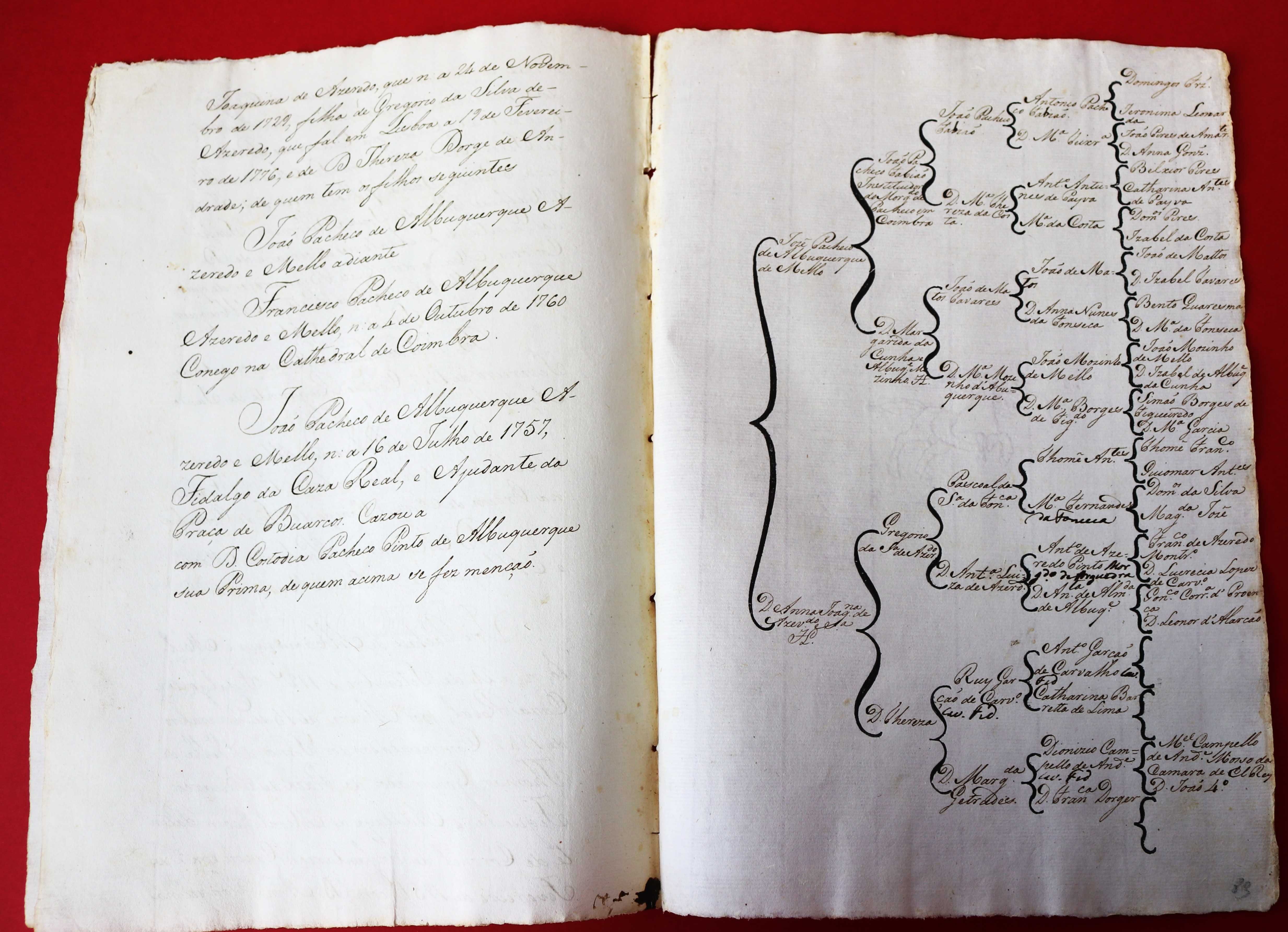 Comendadores dos Fornos de Tomar Ordem de Cristo 1754 Pacheco