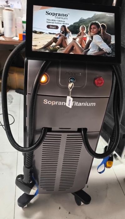 Laser diodowy Alma Soprano Titanum 2 głowice 4600w nowy gwarancja