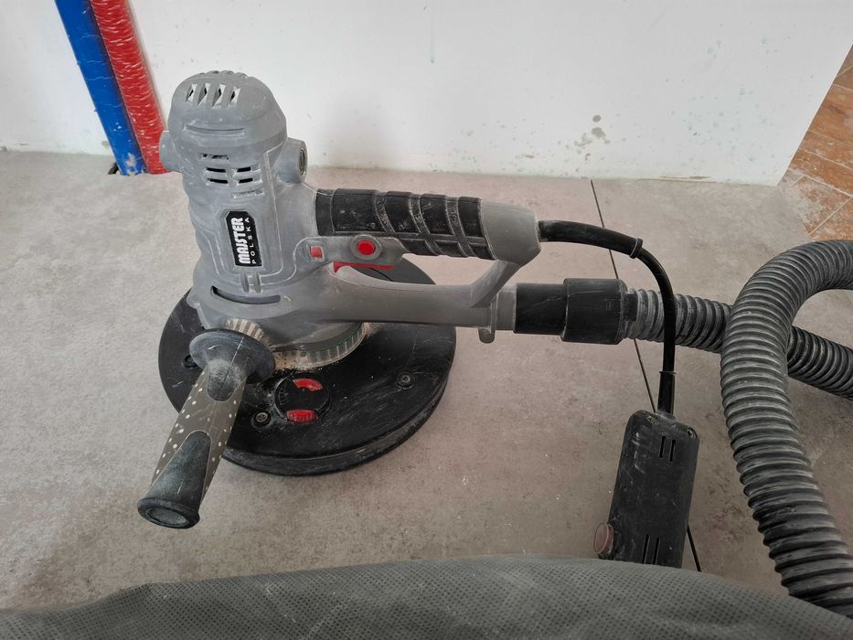 Szlifierka do gładzi gipsu Majster MP-0020 + 40 tarcz do szlifowania