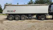 Naczepa wywrotka 36m³ inter cars super stan