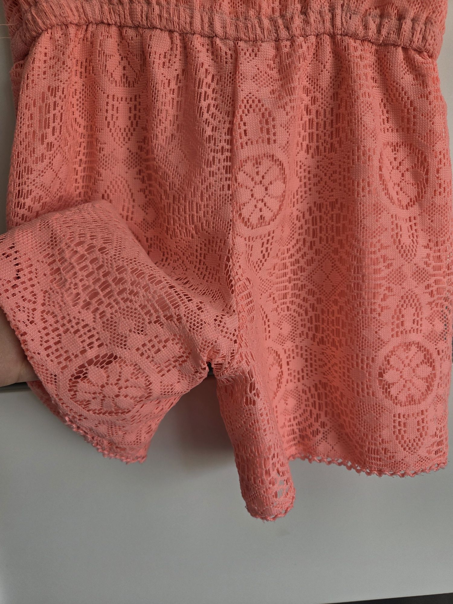 Kombinezon letni koronkowy Primark r.122cm 6-7 lat