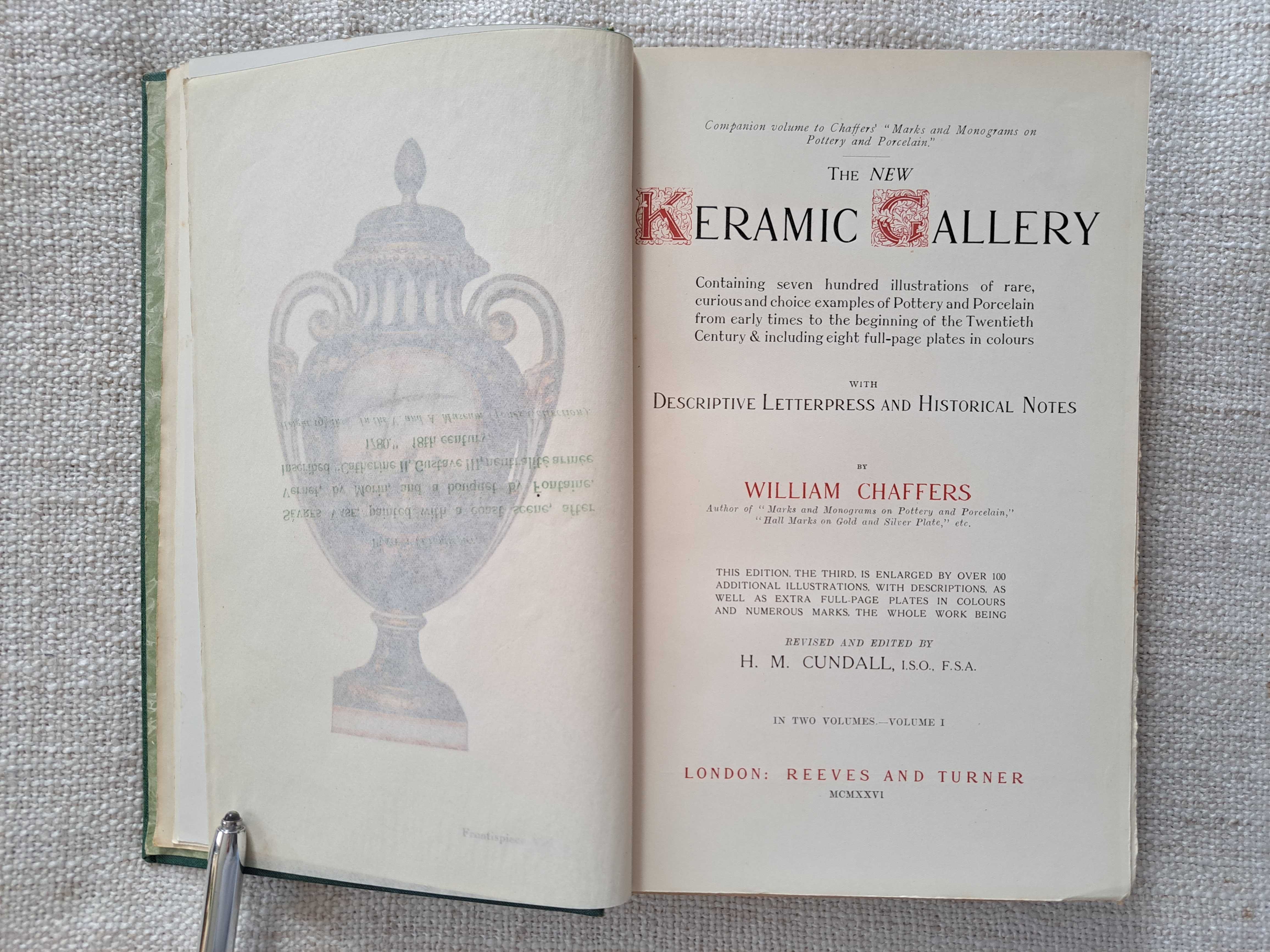 1926 rok. Galeria Ceramiki. The New Keramic Gallery. Porcelana