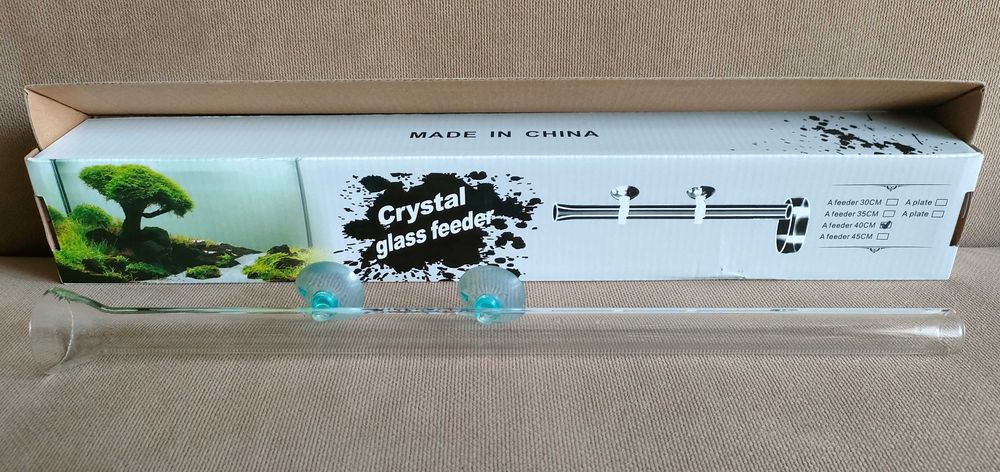 Nattec Rurka do karmienia krewetek, raków i ryb 40 cm