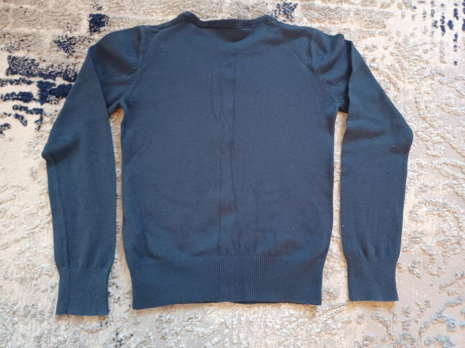 Sweterek dziewczęcy 140cm granatowy