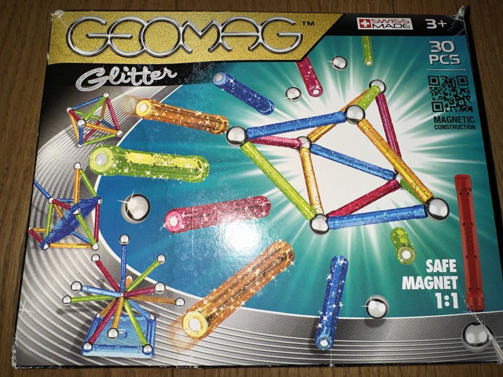 Klocki MAGNETYCZNE Geomag, 30 elementó, wiek 3+