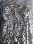 Gruby ciepły pajacyk Petit Bateau rozm 67 cm