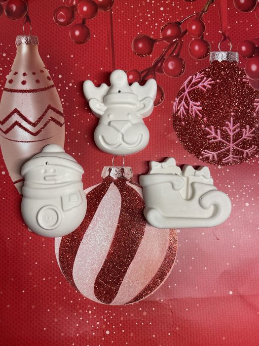 Гіпсові новорічні фігурки