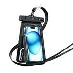 USAMS Etui wodoodporne podwójne 6.7"IP68 czarny/black FSD1401 (YD014)