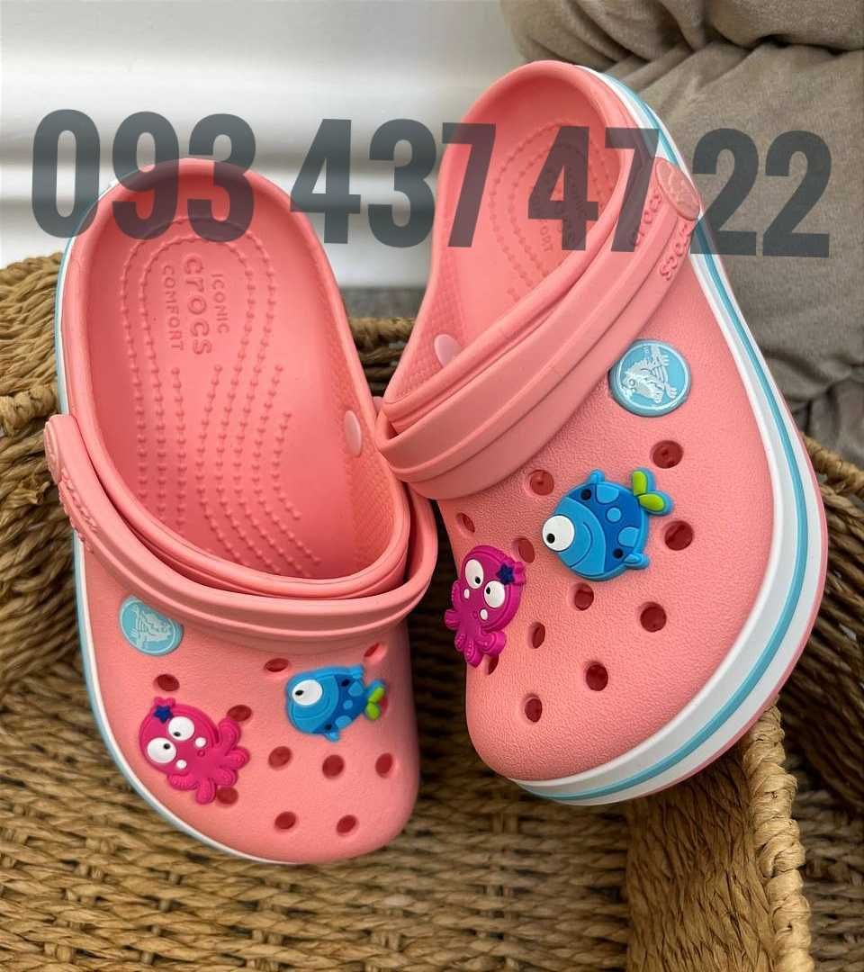 Дитячі Крокси Сабо Crocs Crocband Kids Clog Джибітси Хіт Продажів