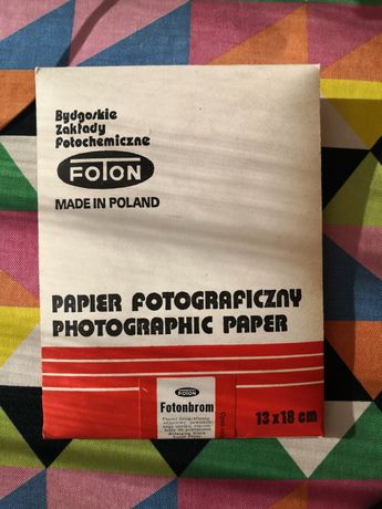 Papier fotograficzny czarno-biały FOTON nr 2