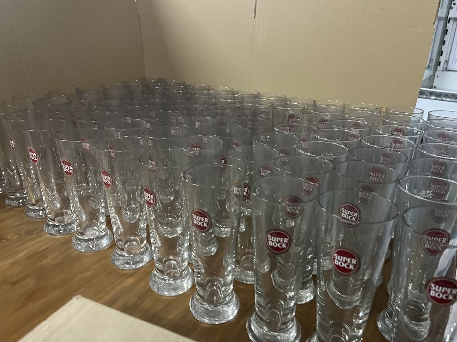 Copos de fino Super Bock 20cl conjunto de 70 unidades