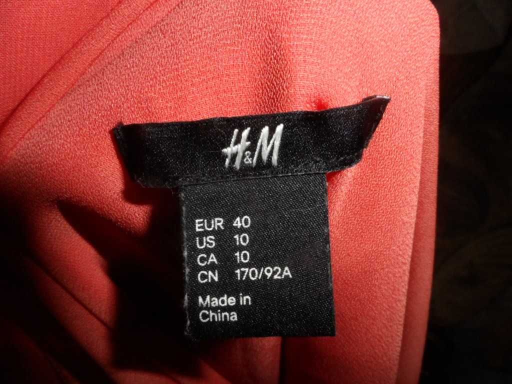 Красивый пеньюар - халат H&M S-M летний шифоновый на подкладке