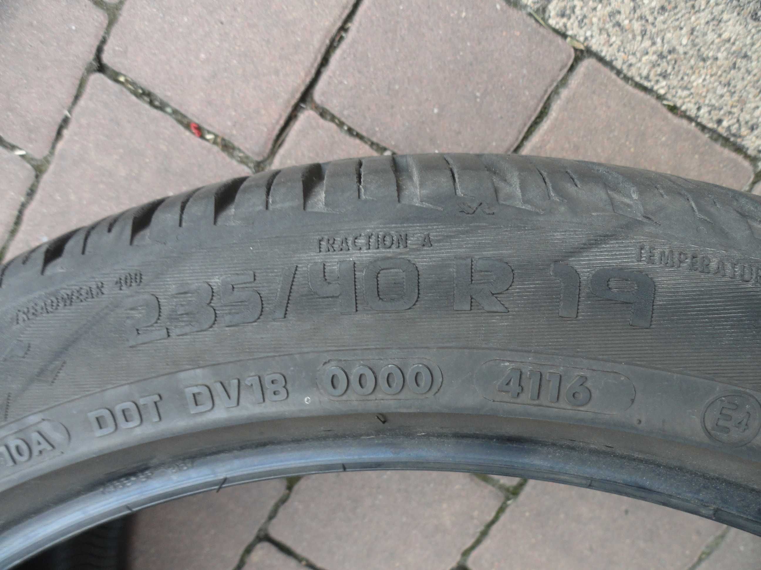 235/40R19 Vredestein Komplet 4 sztuki CAŁOROCZNE