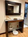 Conjunto movel + espelho entrada