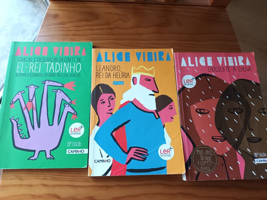 Livros de Alice Vieira do Plano Obrigatório de Leitura