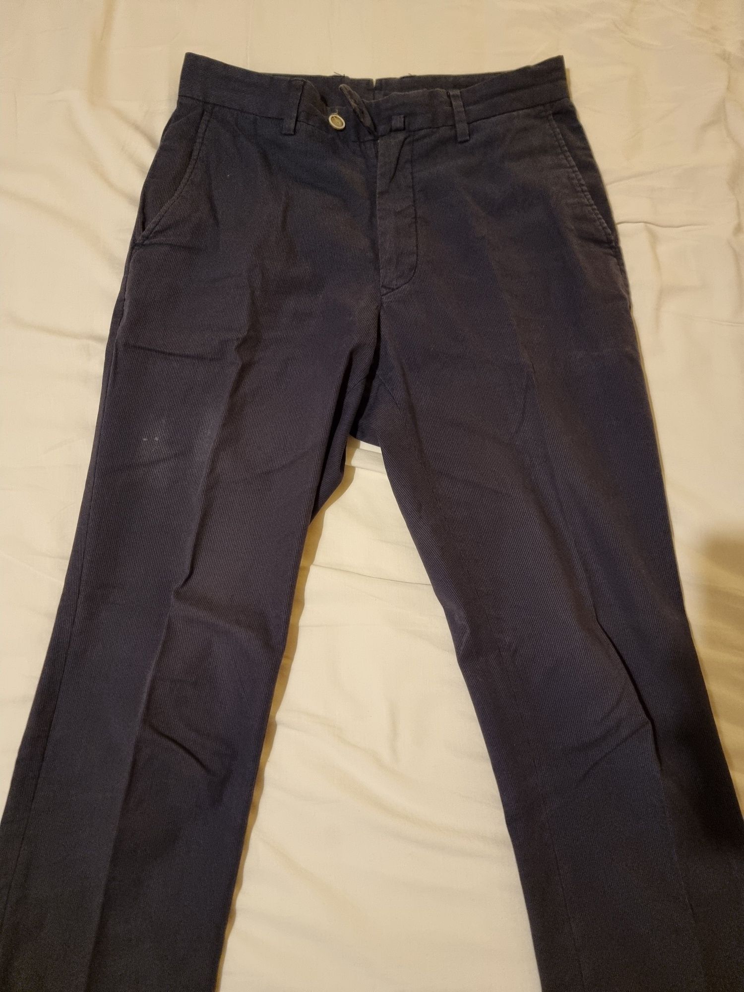Sacoor - Azul Riscas - Calças Chino