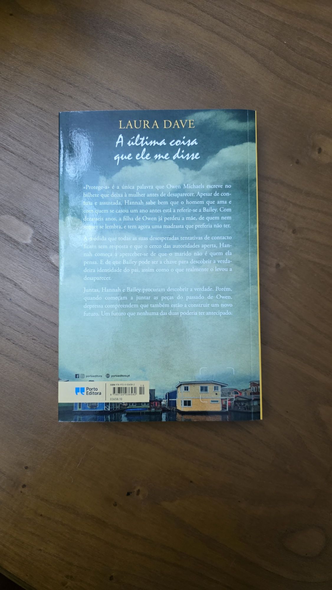 Livro A última coisa que ele me disse de Laura Dave