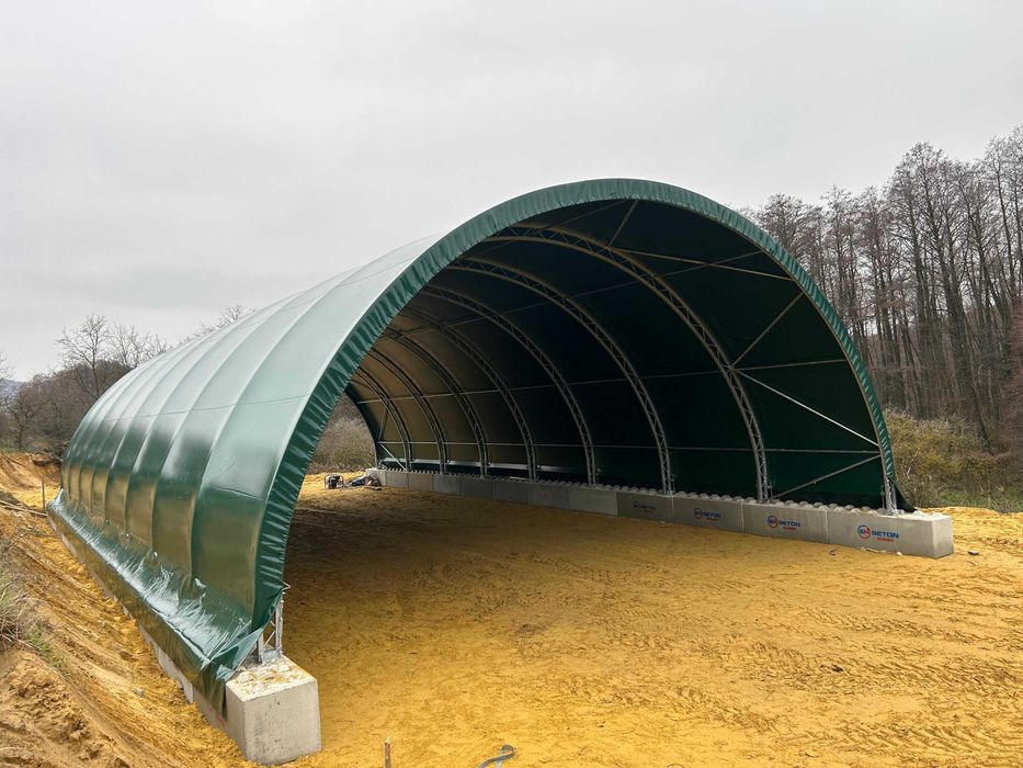 Hala Łukowa, Hala namiotowa Używana, Drugi Gatunek 6M szer. x 25m dł